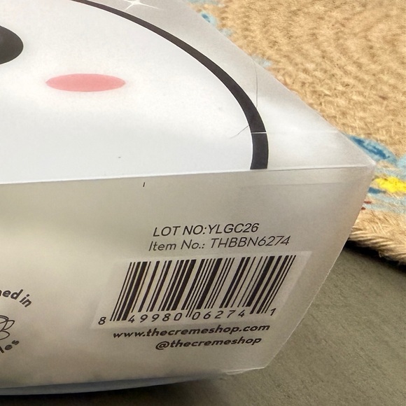 The Crème Shop 3D Teddy Headband Bunny Plush Spa Headband Pink White NWT - Picture 9 of 9